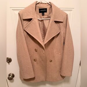 🤎 London Fog Women's Beige Pea Coat